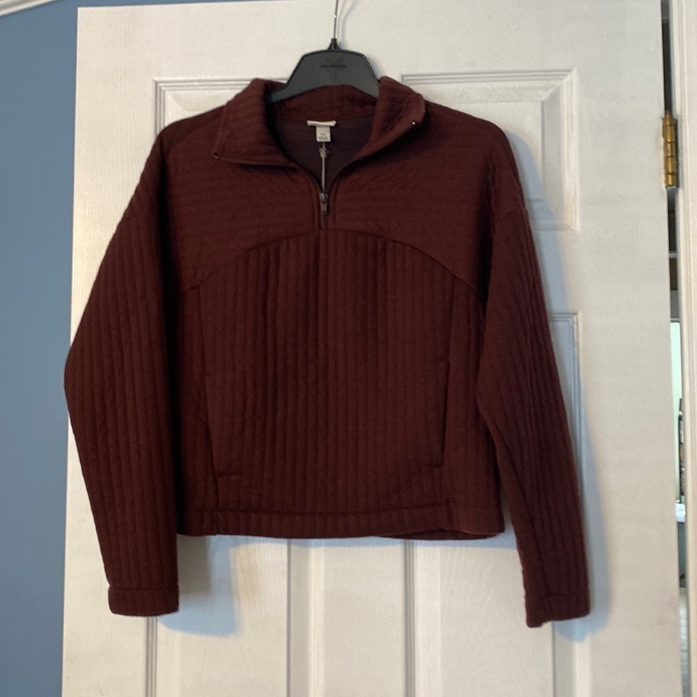 A New Day womens NWT quarter zip; size XS